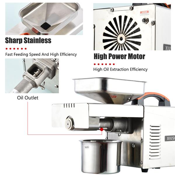 Stainless Steel Oil Press Machine