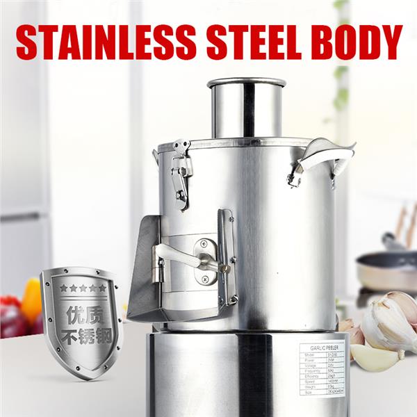 Electric Commercial Dry Garlic Peeling Machine