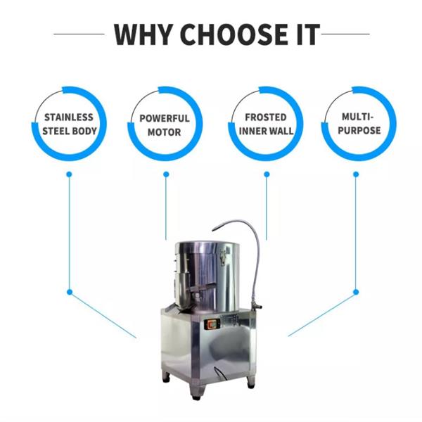 Commercial Electric Potato Peeling Machine