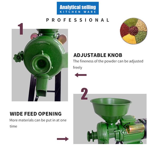 Wet And Dry Grain Grinding Machine