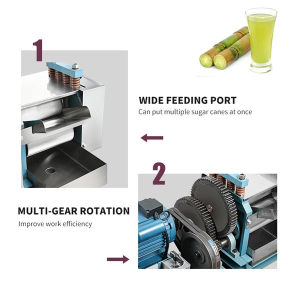 Electric sugar cane juicer