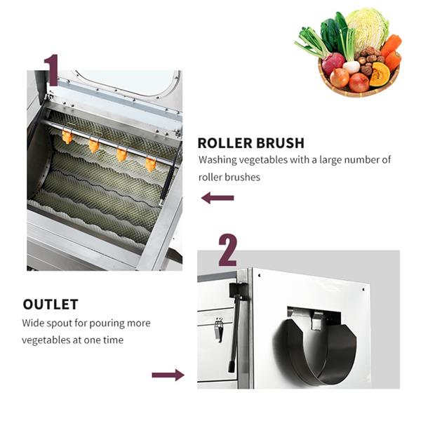 Potato Washing And Peeling Machine