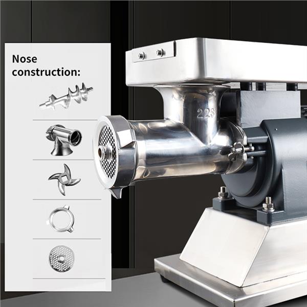 China Mesin Giling Daging Commercial Stainless Steel 12 22 32 Electric Meat Grinder Meat Mincer Machine